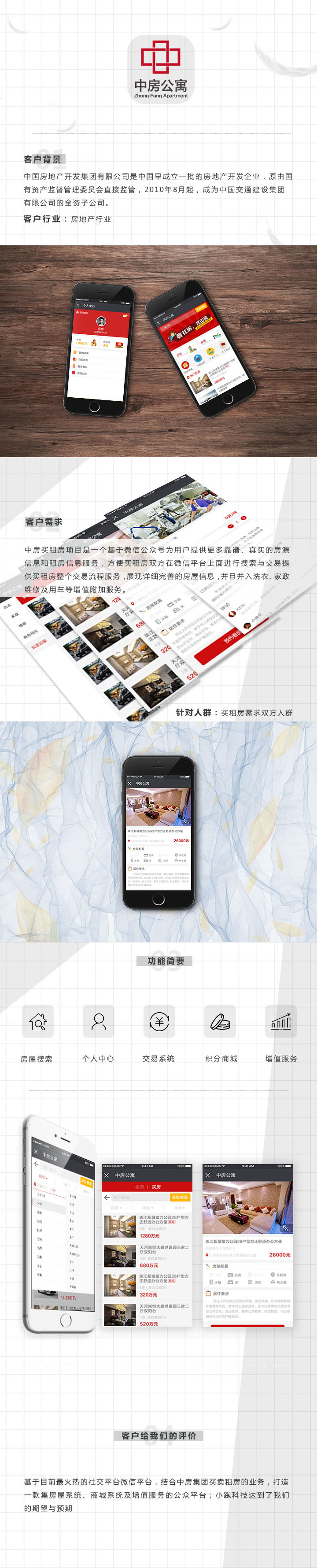 【中房集團(tuán)】租賃公眾號(hào)開發(fā)
